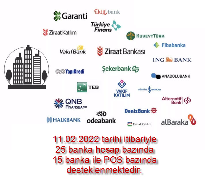 Finstant Banka Hesap Yönetimi Desteklenen Bankalar - Ozan Bilgisayar Ticari Yazılım Danışmanlık Logo diyarbakır bayisi