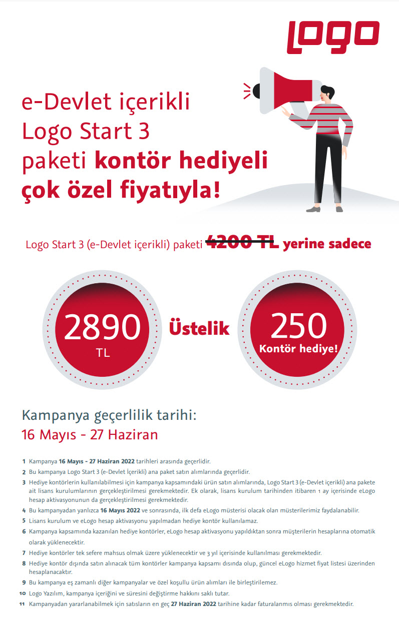 Start 3 e-devlet destekli yeni müşteri kampanyası - Ozan Bilgisayar Ticari Yazılım Danışmanlık Logo Diyarbakır bayisi