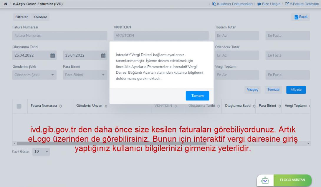 İnteraktif Vergi Dairesindeki e-Arşiv Faturalar Artık eLogo'da - Ozan Bilgisayar Ticari Yazılım Diyarbakır Logo Bayisi